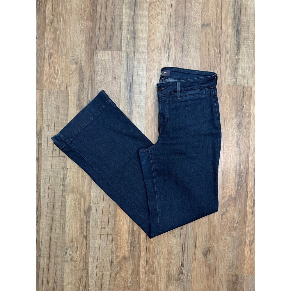 NYDJ‎ Dark Wash Bootcut Jeans Lift Tuck Technology Size 8